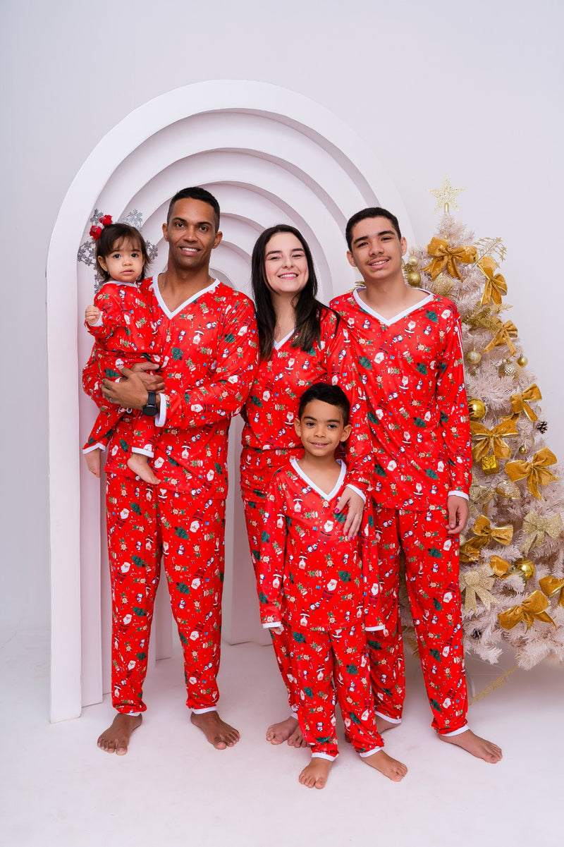 Pijama NATALINO - JUVENIL -  para família