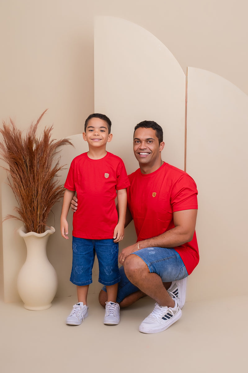 Camisas PAI E FILHO - Cores vivas